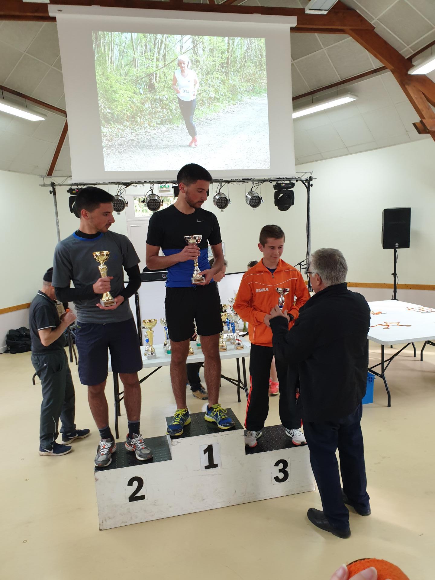 Jason, 3ème Junior Hommes du 10km.