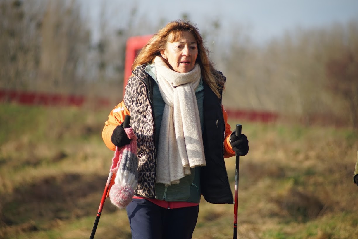 Suivi de Christine, notre coach Marche Nordique...