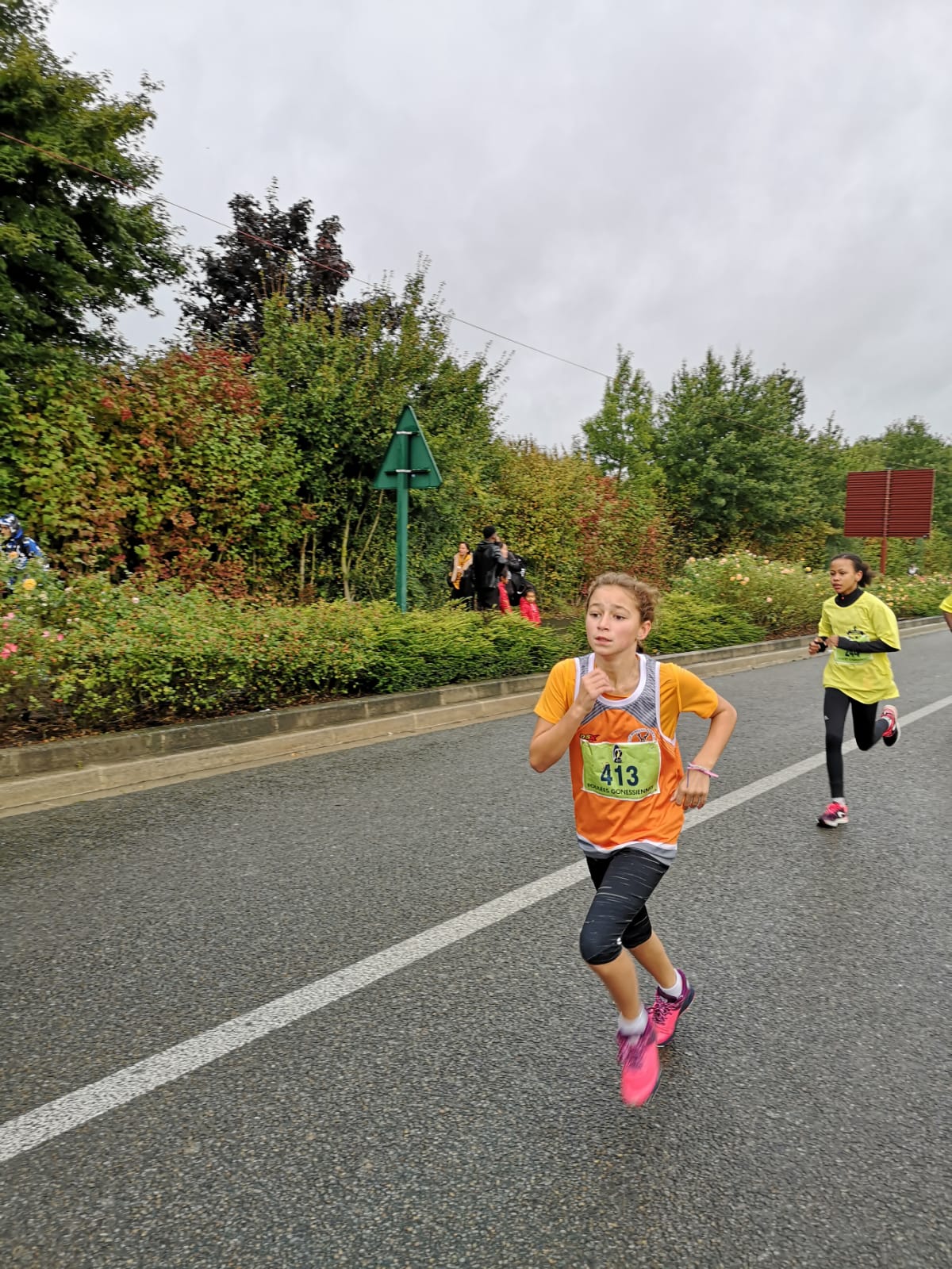 1km : Arrivée de Marie en 4,26mn !