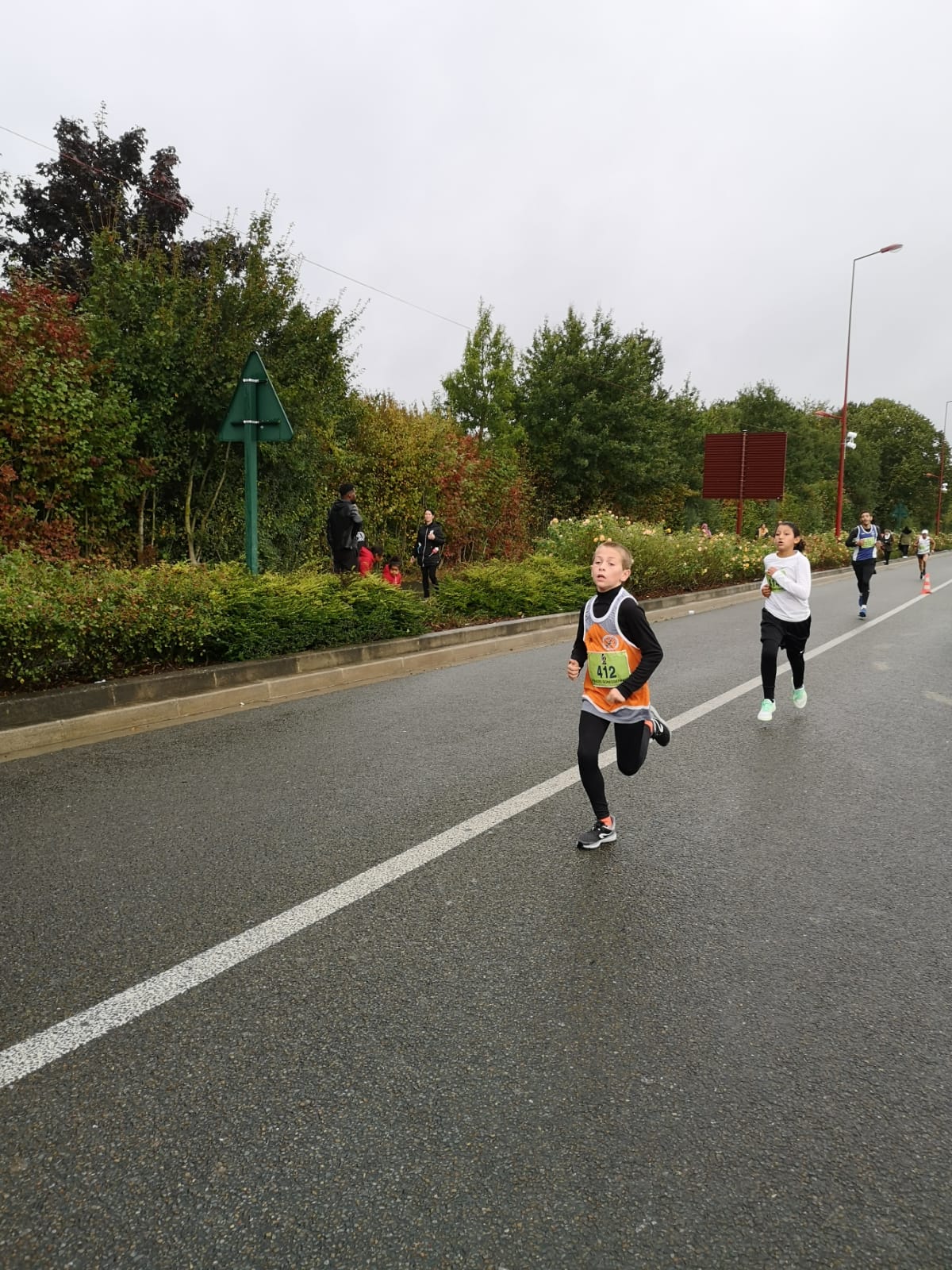 1km : Arrivée de Matéo en 4,06mn !