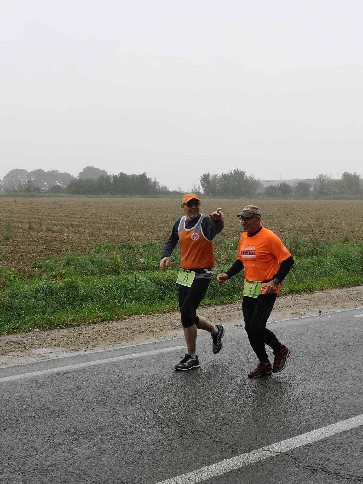 Fafa au départ du 10km.