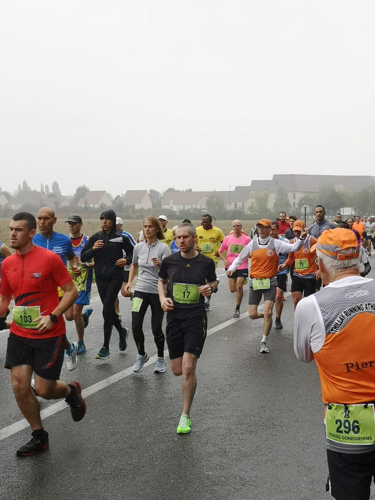 Fifi et Thierry au départ du 10km.