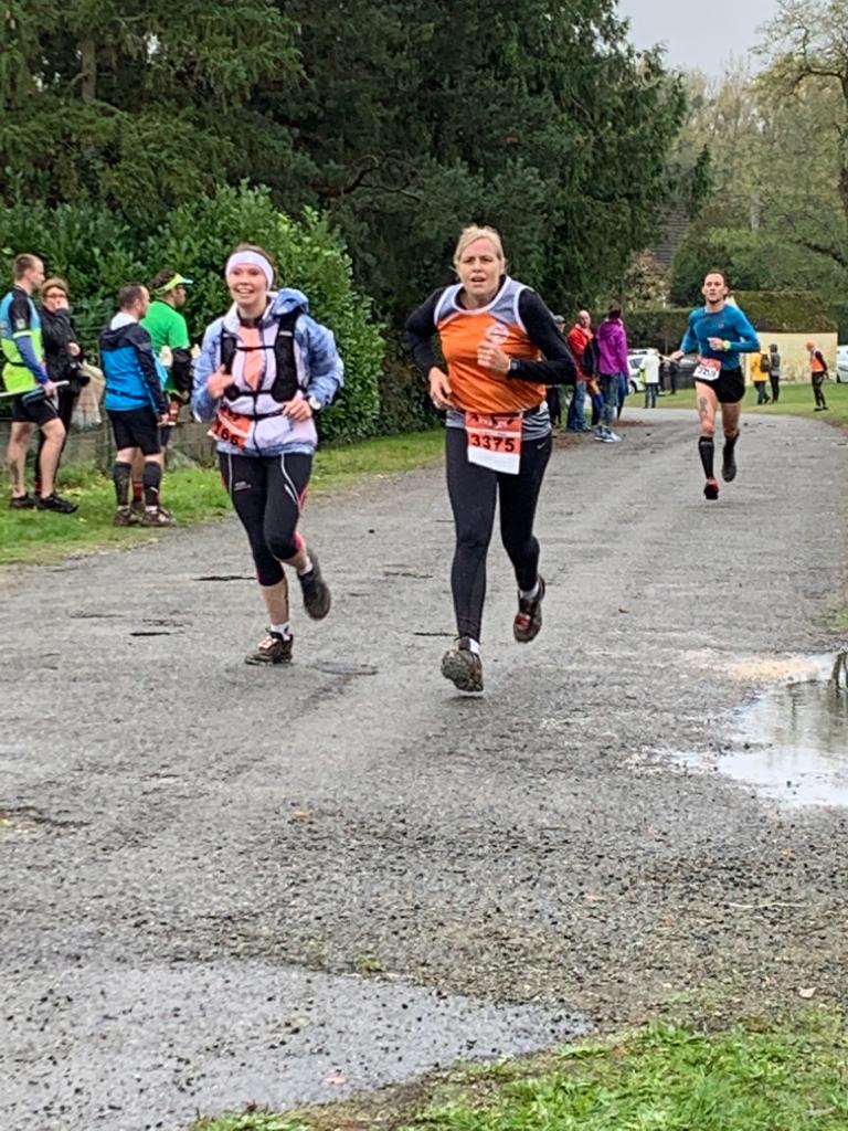 Arrivée du 10km pour Séverine...