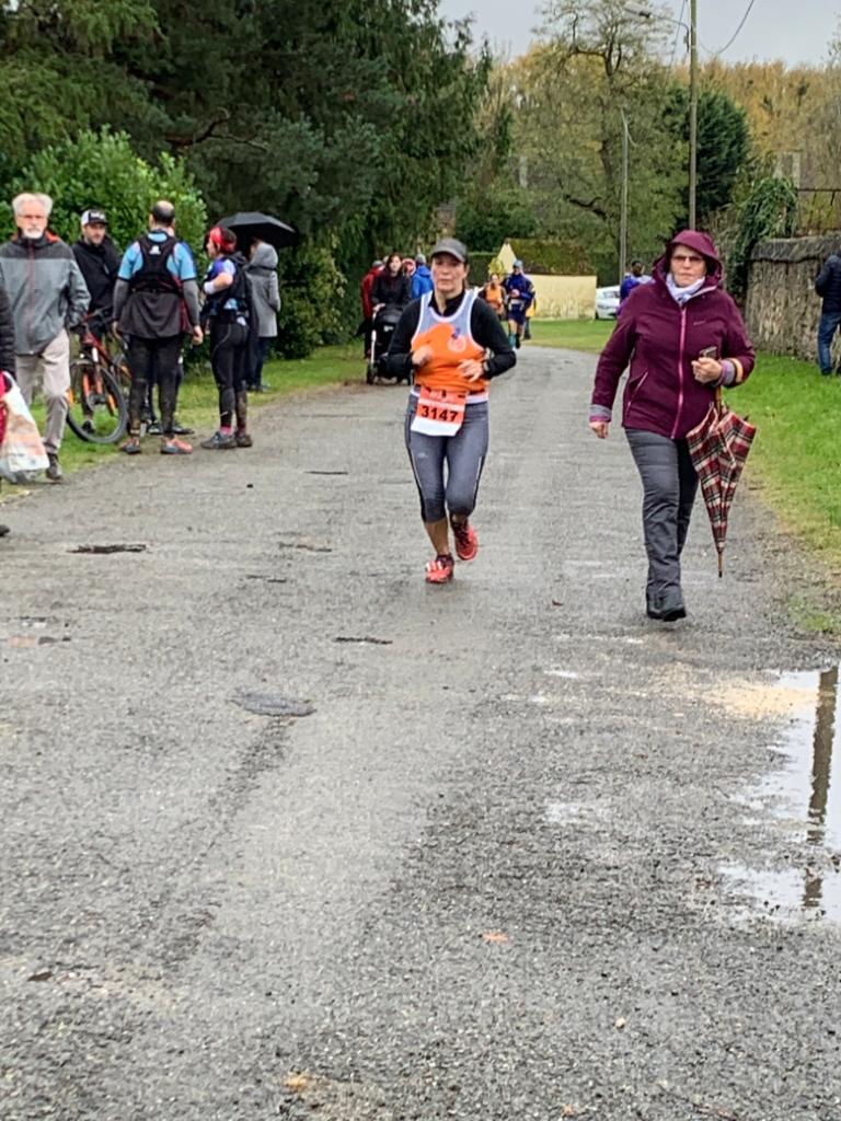 Arrivée du 10km pour Stéphanie...