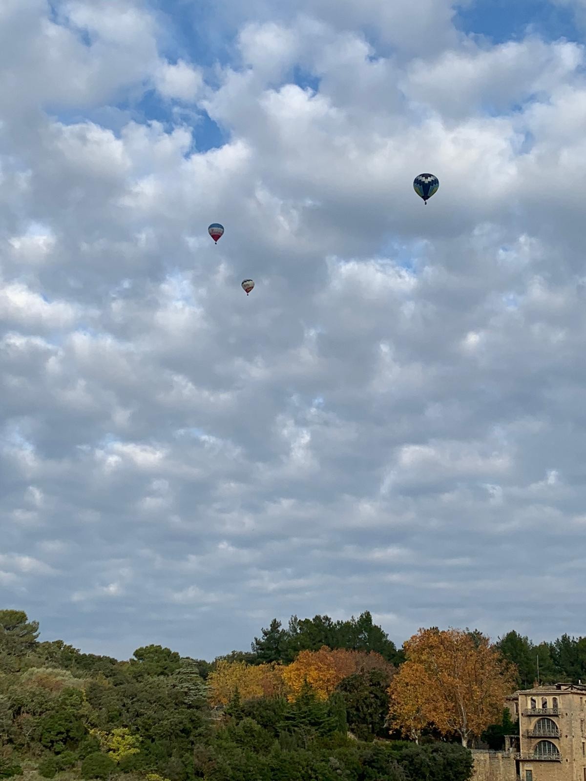 Les montgolfières...