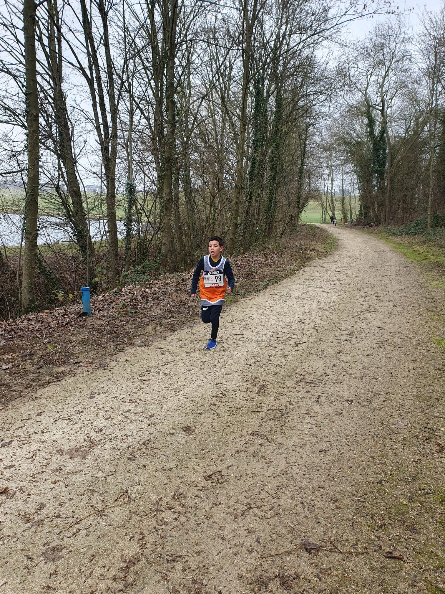 Arrivée d'Ilyès. Bravo champion !