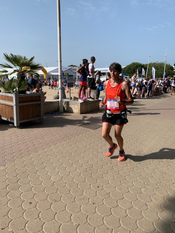 Françoise la force tranquille pour son 1er marathon