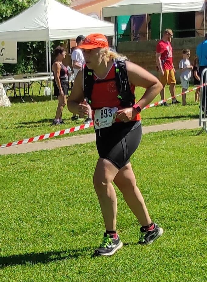 Séverine qui attaque sa dernière ligne droite !
